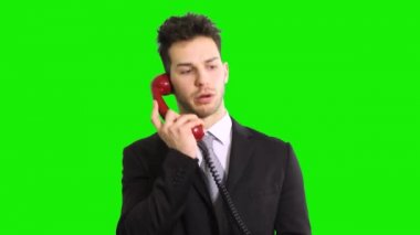 telefonda bağıran kızgın işadamı