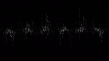 Soyut dalga hareket eşitleyicisi. İnsan Kaynakları, FUI. Dijital arayüz ögesi. Kusursuz döngü