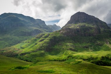 Summer in in the Scotland highlands clipart