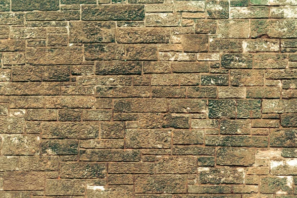 石から作られた古いブラウンの壁 — ストック写真