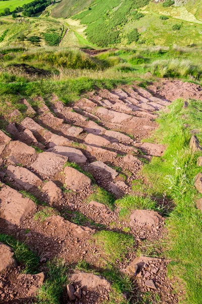 Sendero de piedra en las montañas de Escocia —  Fotos de Stock