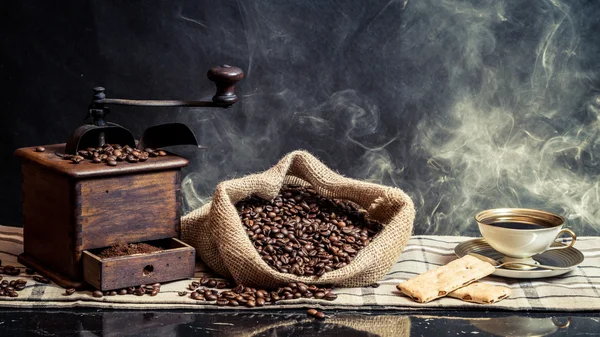 ビンテージ醸造のコーヒーの香り — ストック写真