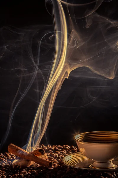 Zapach świeżo palonej kawy — Zdjęcie stockowe