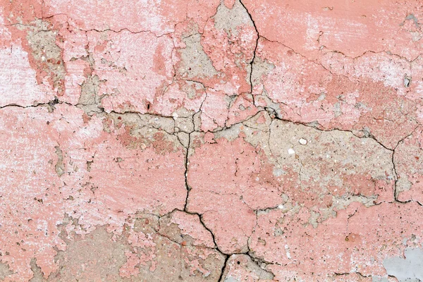 Alter roter rissiger Betonhintergrund — Stockfoto
