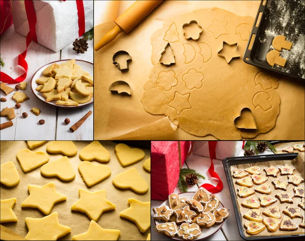 Lebkuchen zu Weihnachten — Stockfoto