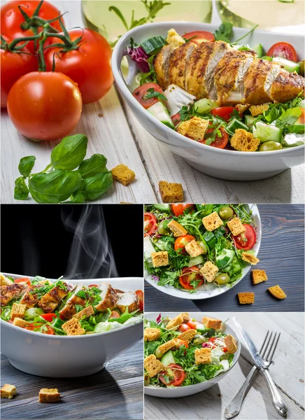 Verse gezonde salade — Stockfoto