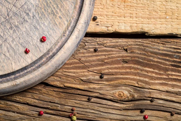 Old wooden cutting board with cut marks background 5 — Stock Photo, Image