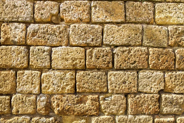 Old medieval wall made from stone — Stock Photo, Image