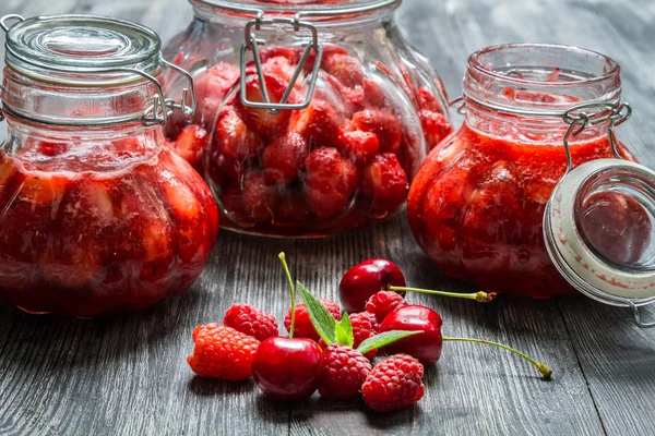 Starwberry 야생 설탕에 절인 과일의 — 스톡 사진