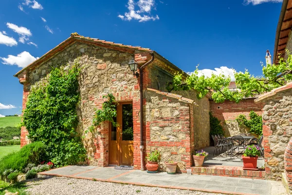 Agriturismo domek letni w Toskanii, Włochy — Zdjęcie stockowe