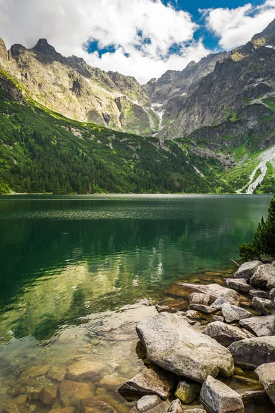 美丽的湖中塔特拉山 — 图库照片