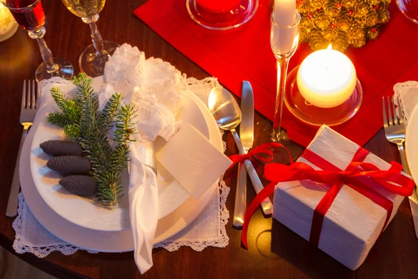 Special dinner for Christmas Eve — Stock Photo, Image