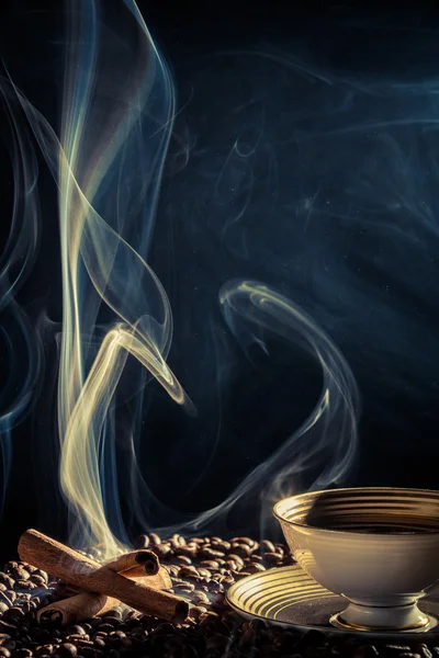 Aroma čerstvě pražené kávy — Stock fotografie