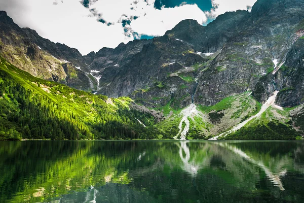 Yaz aylarında deniz göz tatras — Stok fotoğraf