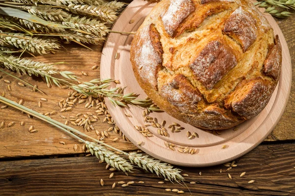 Country bread from a healthy grains — Stock Photo, Image