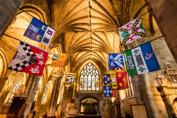 Bel intérieur de la cathédrale d'Édimbourg — Photo
