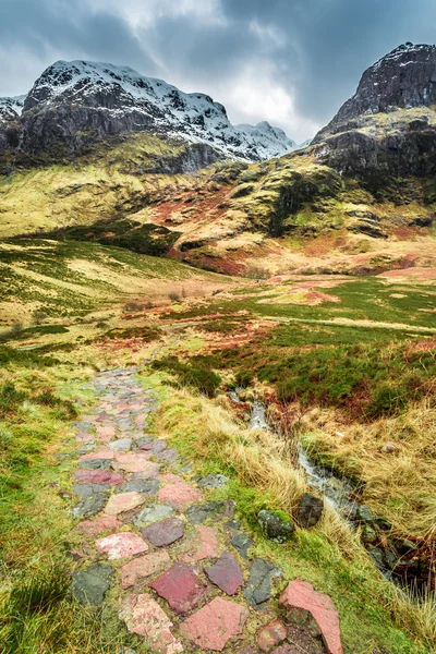 Glencoe kış, highland scotland — Stok fotoğraf