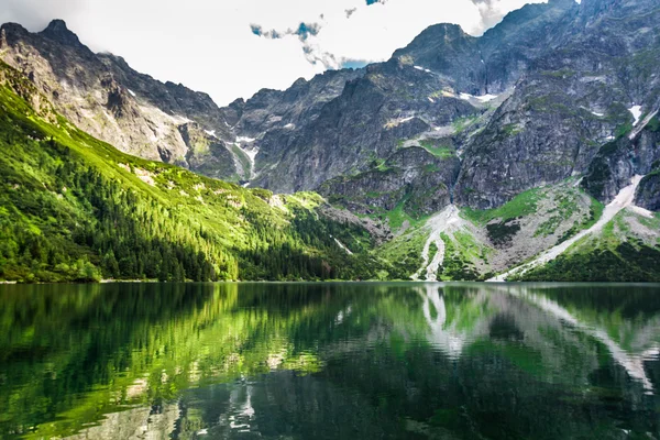 Zee oog Tatra in de zomer — Stockfoto