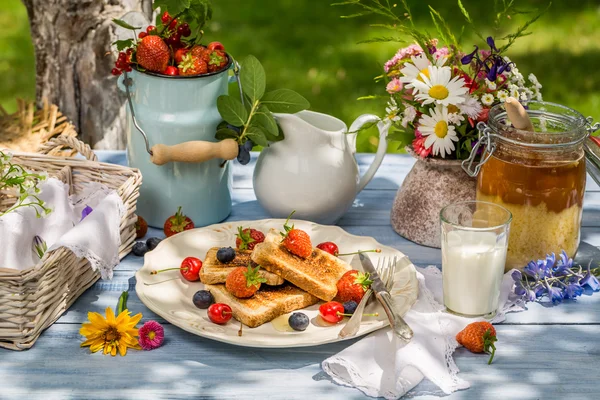 Завтрак В Саду Фото