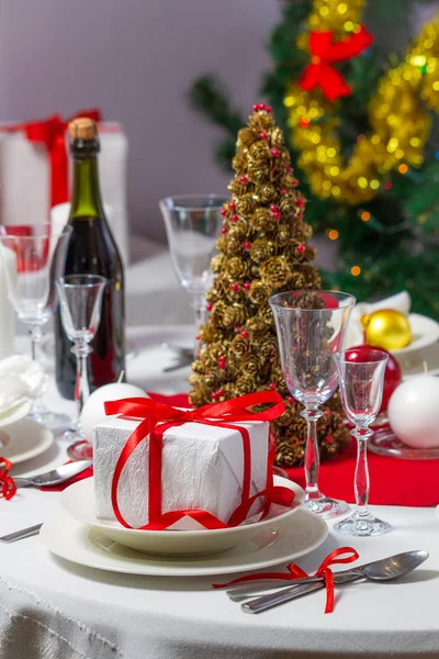 Preparativos para la cena de Navidad — Foto de Stock