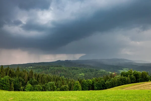 Tatra Mountains Rain Poland Summer Europe — Stockfoto