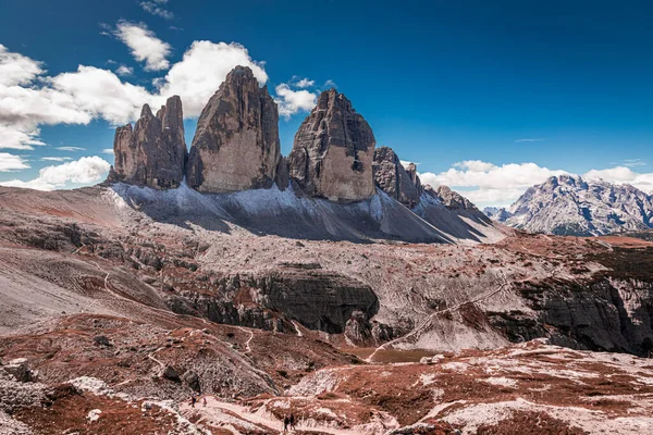 Aerial View Tre Cime Italian Dolomites Europe — Stock Photo, Image