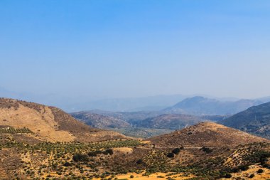 Girit kırsal manzara