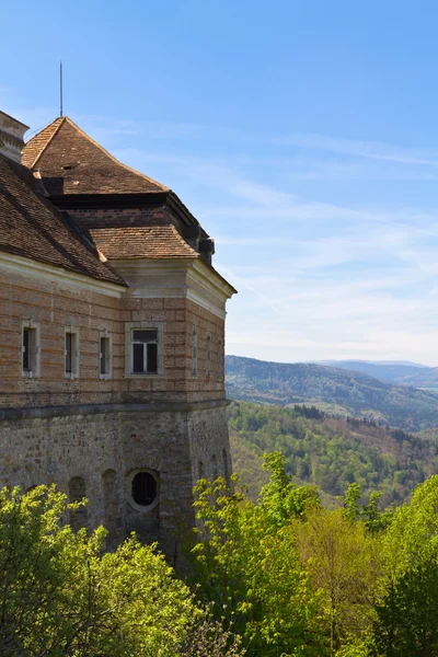 Parte antiga de uma abadia austríaca — Fotografia de Stock