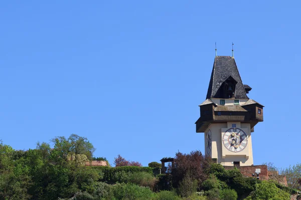 Graz Uhrturm — Stock fotografie