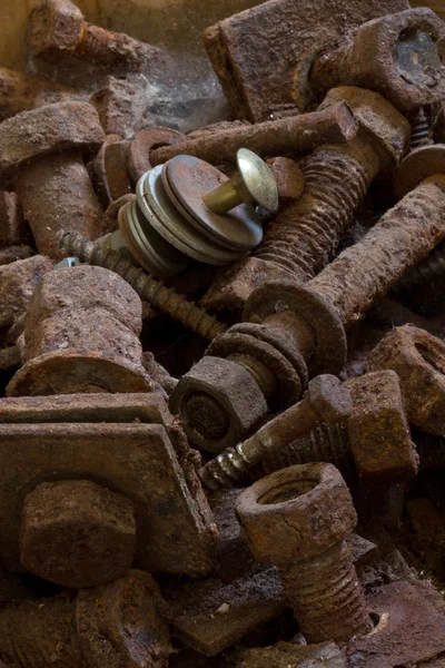 Old rusty screws — Stock Photo, Image