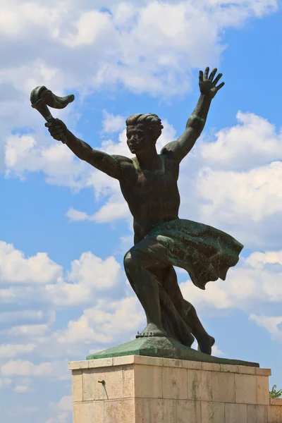 Torch bearer of Budapest — Stock Photo, Image