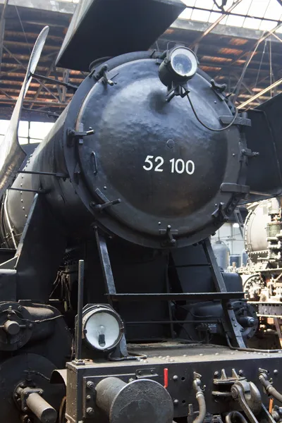 Vieja locomotora de vapor — Foto de Stock
