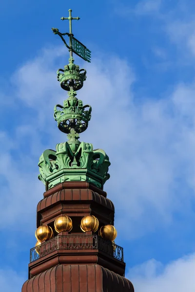 Vrchol christiansborg — Stock fotografie