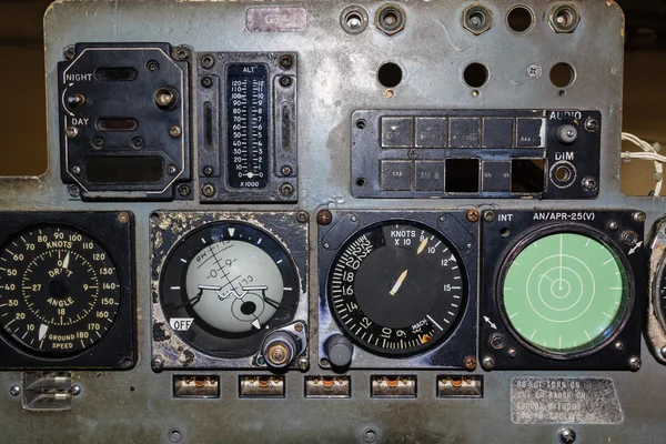 Aviation instruments board — Stock Photo, Image