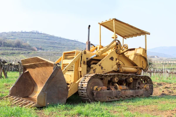 Sarı parça araç — Stok fotoğraf