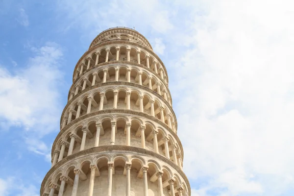 Detail of the leaning tower of Pisa — Stock Photo, Image