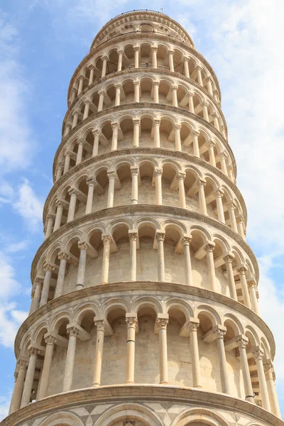 Detail of the leaning tower of Pisa — Stock Photo, Image