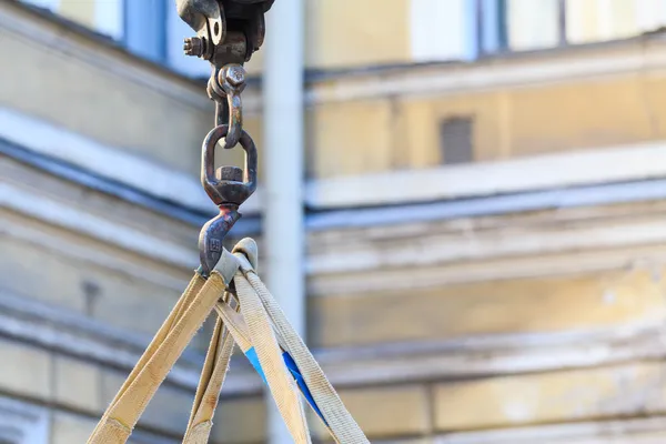 Gancho de construcción de acero — Foto de Stock