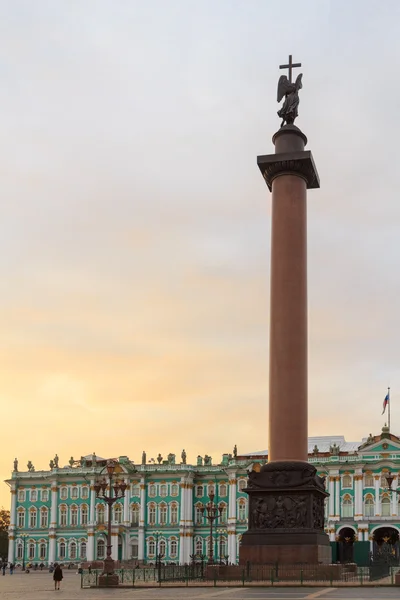 Palácového náměstí a Ermitáže — Stock fotografie