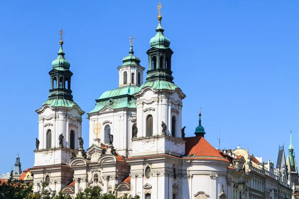 Front of St. Nicholas church — Stock Photo, Image