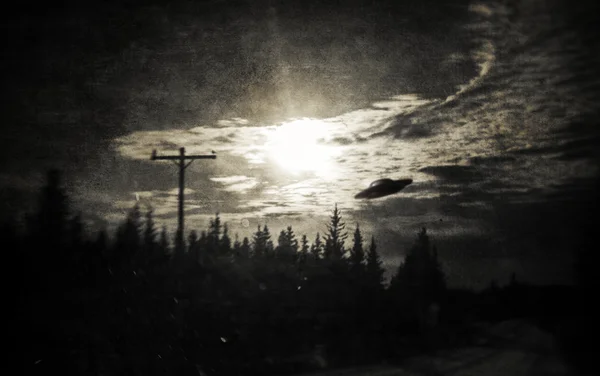 Prueba de extraterrestres en Alaska ! — Foto de Stock