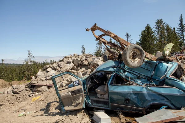 Wrecks at the dump — Stock Photo, Image