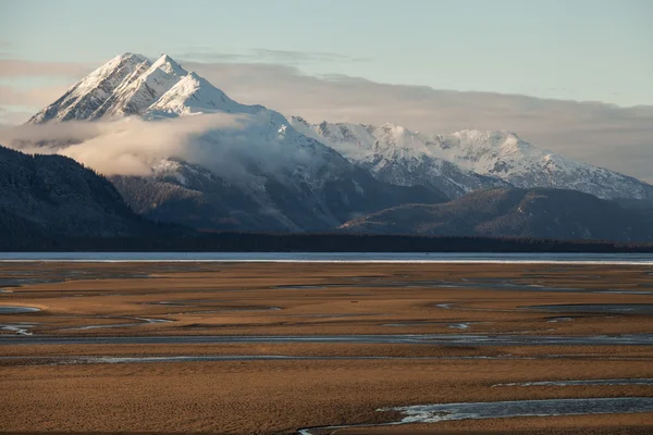 Modelli di sabbia e neve — Foto Stock