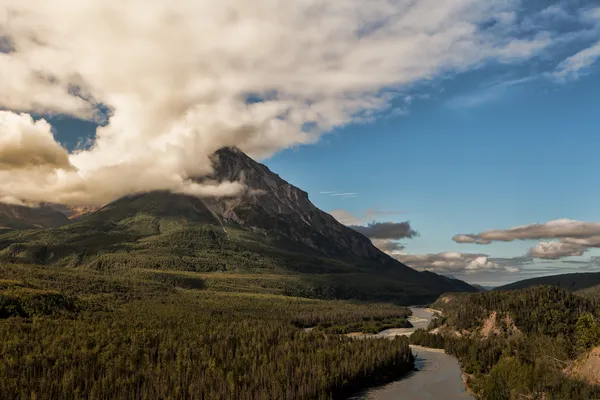 Glenn Highway mal gesehen — Stockfoto