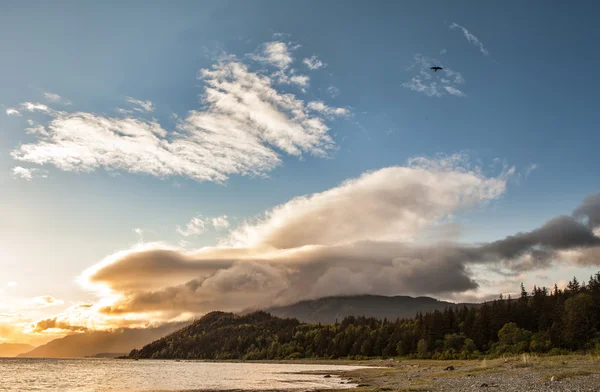 Chilkat Frühlingssonnenuntergang — Stockfoto