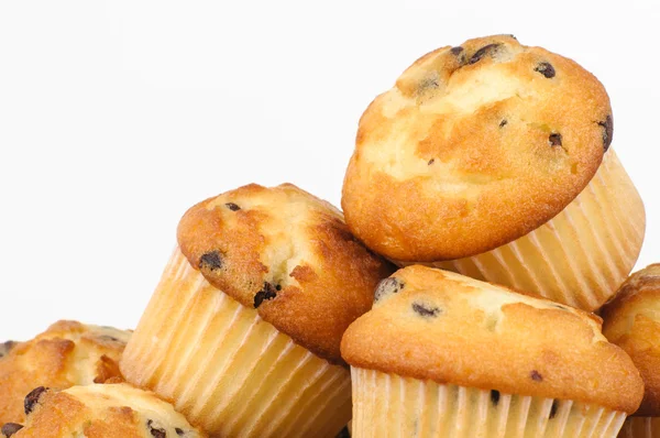 Muffins met chocolade chips — Stockfoto