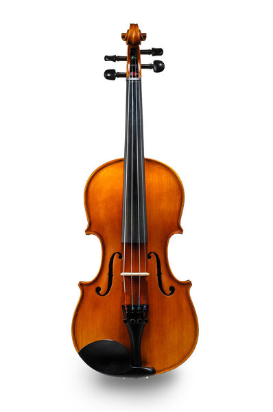 Скрипка изолирована на белом