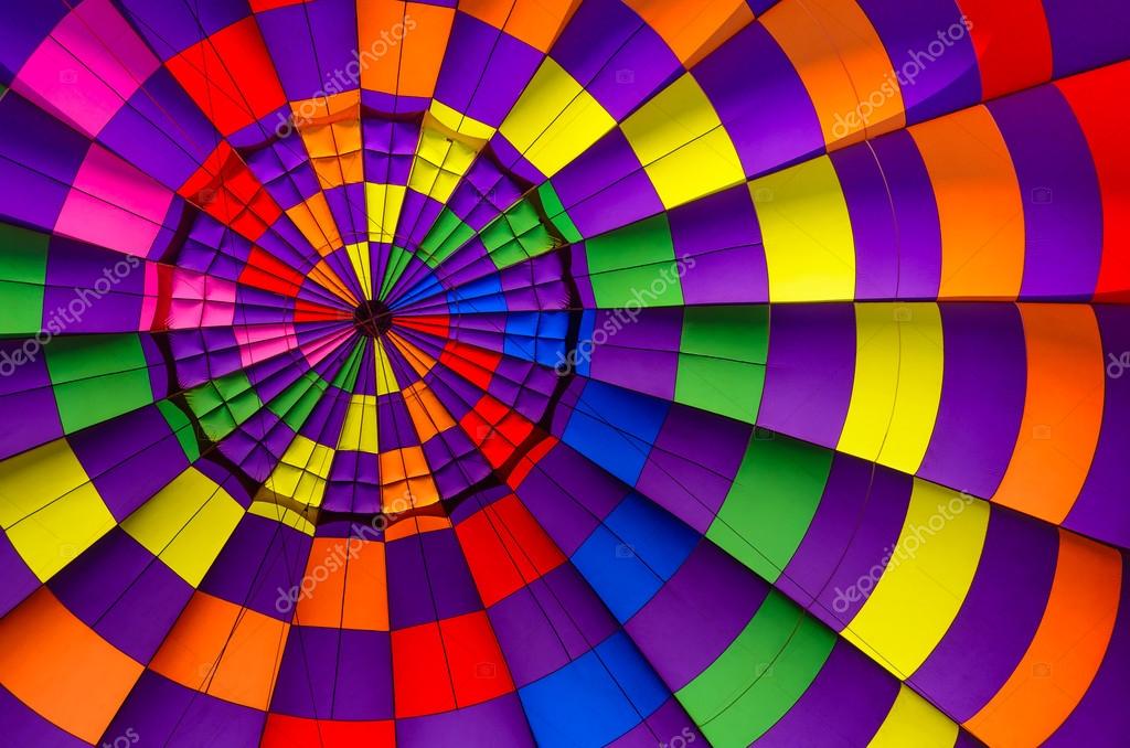 Hot air balloon inside background — Stock Photo © agcuesta1 46379847