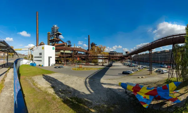 Ein Bild Des Unteren Vitkovice Industriekomplexes Mit Dem Bolzenturm Der — Stockfoto