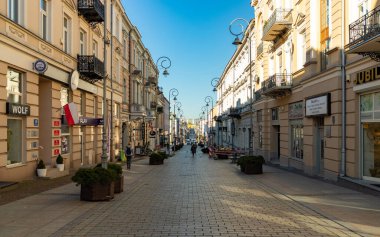 Kielce 'deki Henryka Sienkiewicza Caddesi' nin bir resmi..